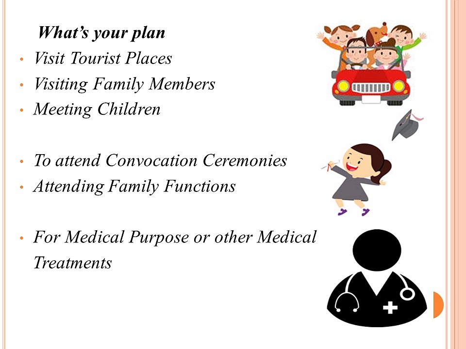 USA Visit-Tourist  Visa -  Permits and Visa