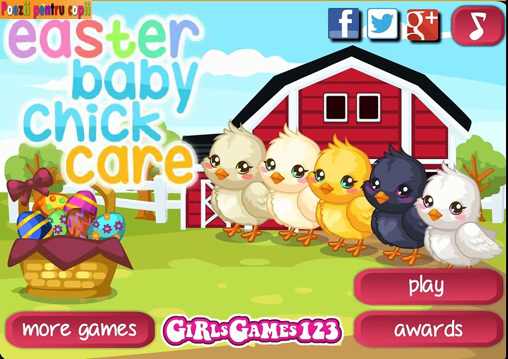 Jocuri pentru copii de 3 ani - Jocuri cu puișori - jocuri online