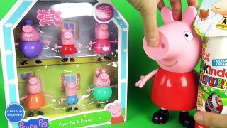 Peppa Pig Toys · Peppa and Family with Exclusive Granny and Grandpa Pig · Figurines Playset by GPB