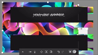 HOW TO MAKE A COOL RED YOUTUBE BANNER ON ANDROID (Ps Touch)