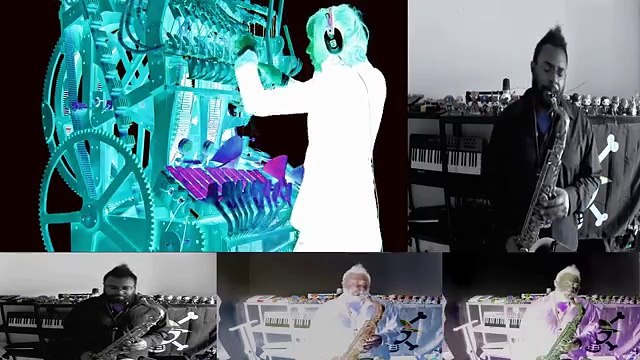 Marble Machine - Wintergatan Sax Cover | Carl Catron