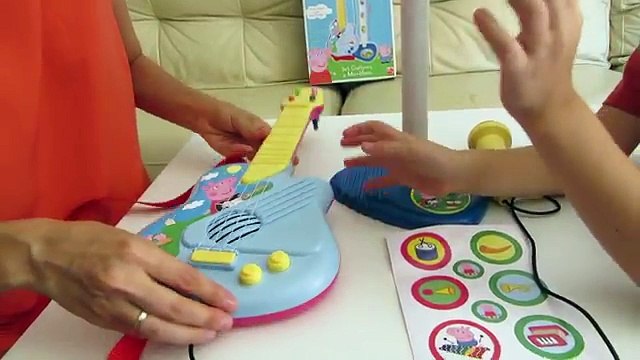 Juguetes de Peppa Pig Guitarra y micrófono de juguete para niños