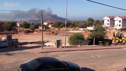 Meis Adası’nda yangın