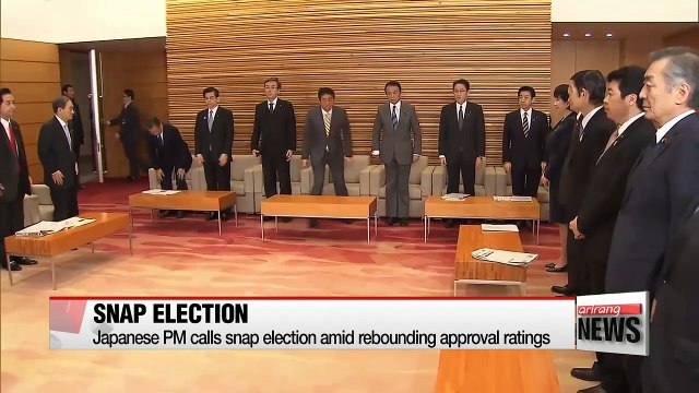 Japanese PM calls snap election