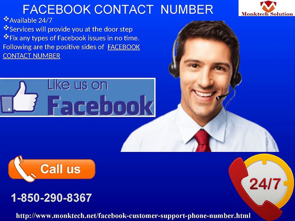 Make A Call At Facebook Contact Number @ 1-850-290-8367 To Fetch Immediate Aid