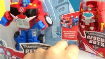Transformers Rescue Bots Heroes Optimus Prime y Heatwave