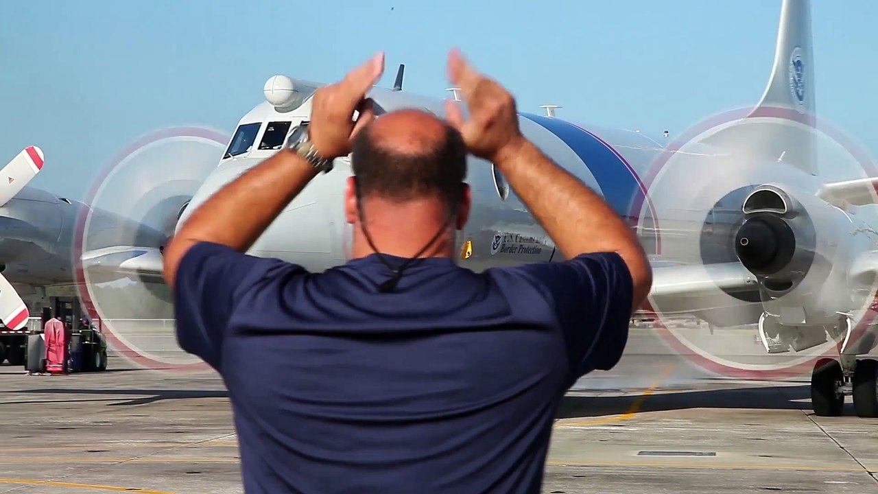 CBP AMO P-3 Crews Conduct Relief Missions Following Hurricane Maria