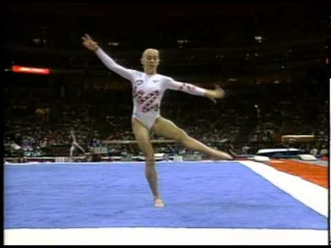 Jaycie Phelps - Floor Exercise - 1996 Olympic Trials - Women - Day 1