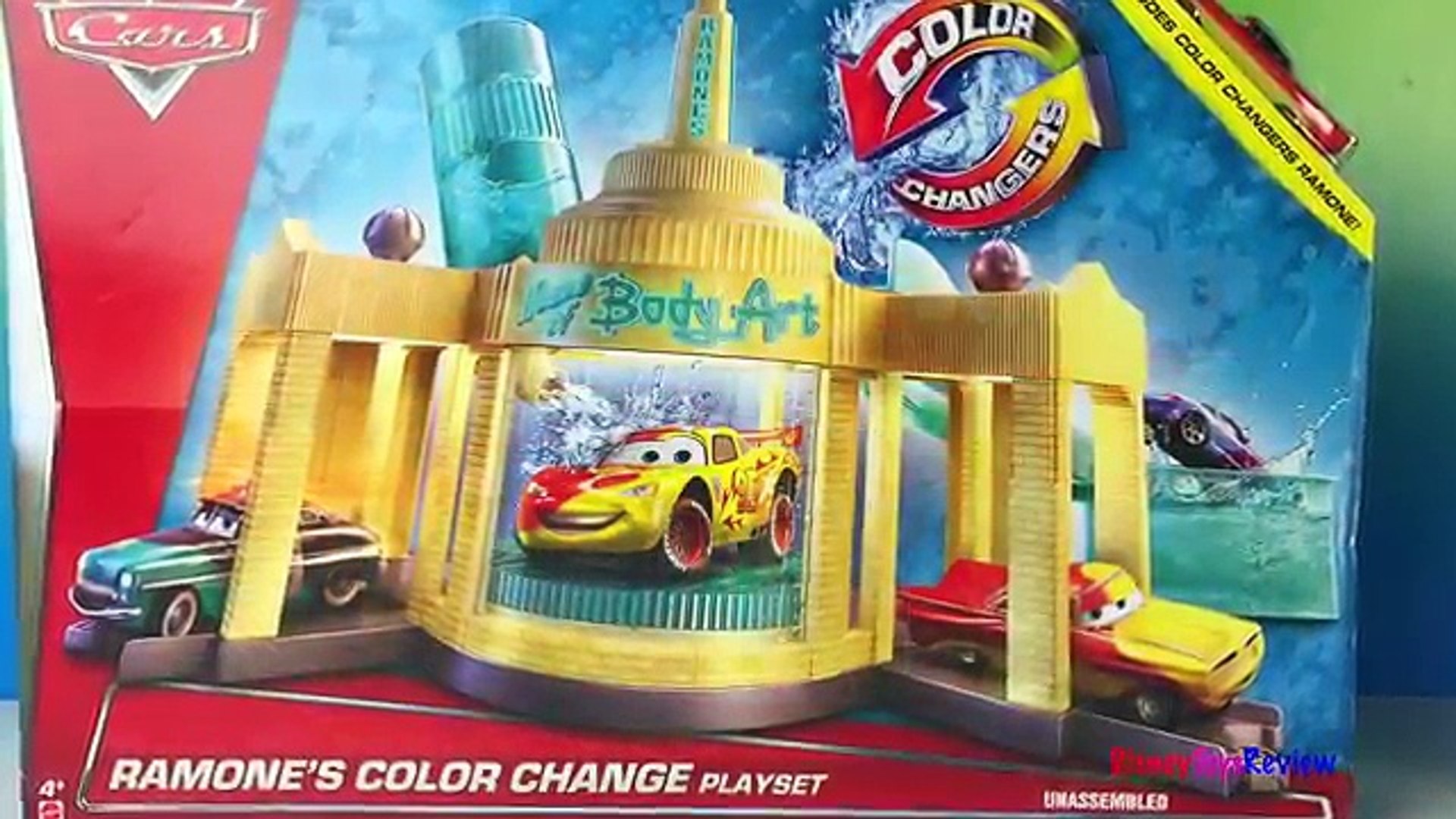 Mattel Disney Pixar Cars Color Changers - Ramones Color Change Playset with Lightning  McQueen – Видео Dailymotion