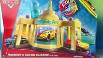 Mattel Disney Pixar Cars Color Changers - Ramones Color Change Playset with Lightning McQueen