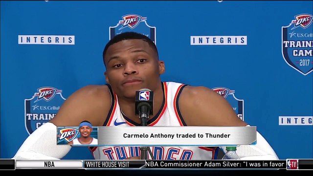 Un journaliste perd ses moyens face à Russell Westbrook