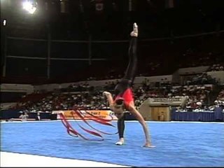 Tatiana Brikulskaya - Ribbon - 1999 International 3 on 3 Championships - Prelims