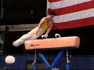 Zhang Jingjin - Pommel Horse - 1999 International 3 on 3 Championships - Prelims