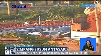 Dishub dan Polisi Berlakukan Rekayasa Jalur Simpang Susun Antasari