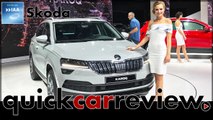 IAA 2017: Skoda celebrates die Premiere of the compact SUV Karoq and the Concept Vision E