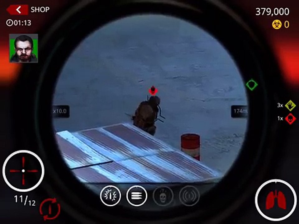 Hitman Sniper Zombie Mode Gameplay