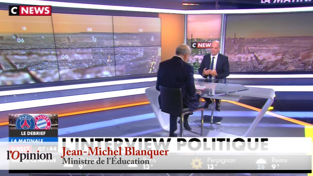 Jean-Michel Blanquer: «Le message d’Emmanuel Macron sur l’Europe, c’est: Ne soyons pas sur la défensive !»