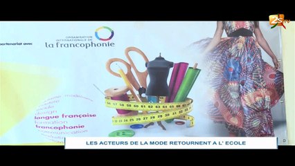 LES ACTEURS DE LA MODE RETOURNENT A L'ÉCOLE