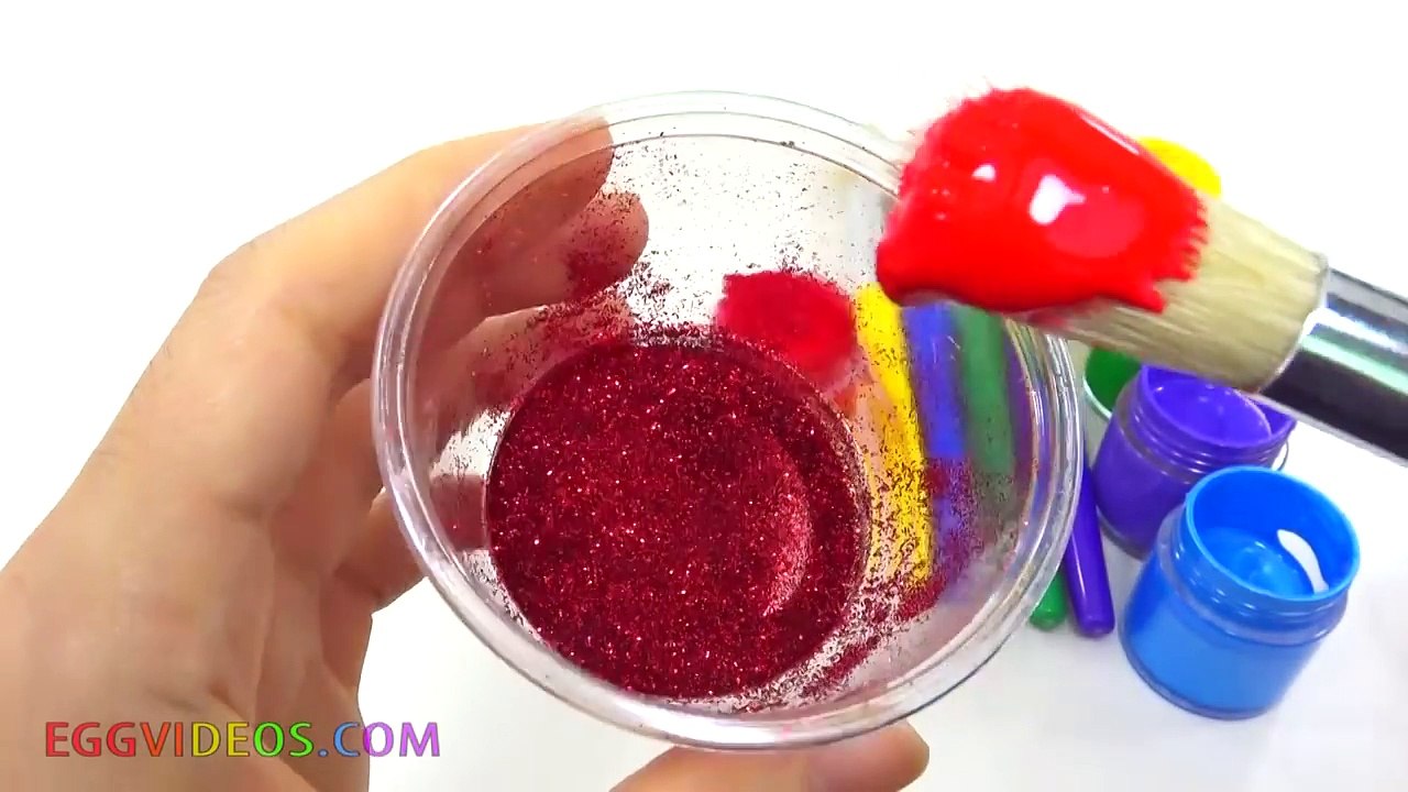 Learning Colors Video for Children Painted Hands Finger Family Song Nursery Rhymes EggVideos.com