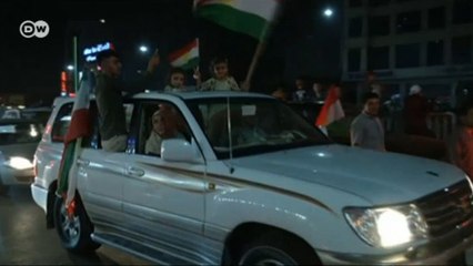 Kürtler sokaklarda kutladı