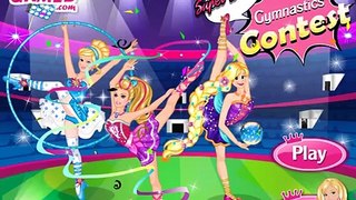 Các công chúa tham gia cuộc thi thể dục dụng cụ (Super Barbie Gymnastics Contest)