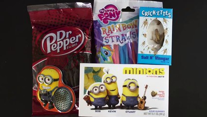 Eating Crickets, Minions Candy, Harry Potter Candy, My Little Pony Candy!