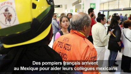 Des pompiers français arrivent au Mexique pour aider les secours