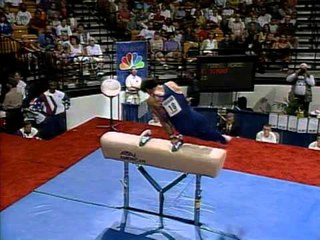 Kip Simons - Pommel Horse - 1996 Olympic Trials - Men - Day 2