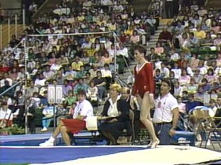 Beata Storczer - Floor Exercise - 1988 McDonald's American Cup - Finals
