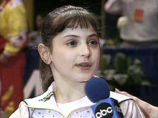Dominique Moceanu - Interview - 1995 Visa Challenge - Women