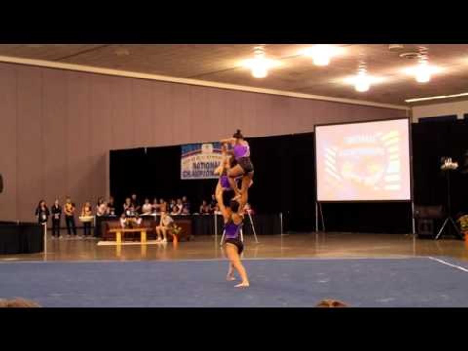 Sienna Colbert, Holli Morris & Crystal Johnston - 2011 Acro Nationals - Balance Routine