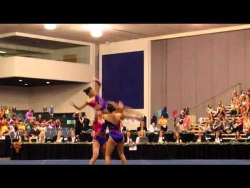 Sienna Martinez, Holli Morris & Crystal Johnston - 2011 Acro Nationals - Combined Routine