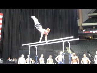 R.J. Heflin - 2011 Visa Championships Podium Training - Parallel Bars