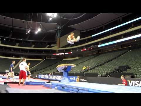 Jonathan Horton - 2011 Visa Championships Podium Training - Vault