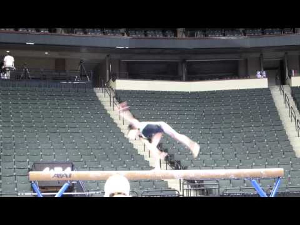 Kyla Ross - 2011 Visa Championships Podium Training - Beam