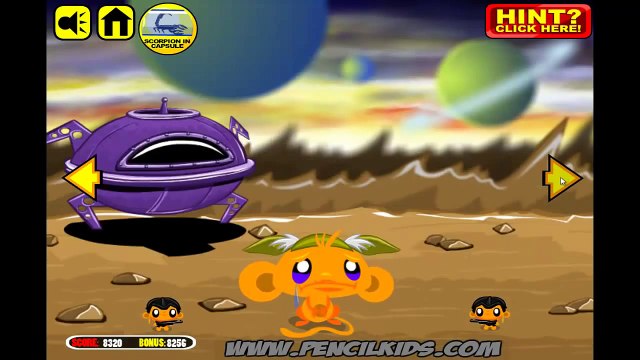 Monkey GO Happy Sci-fi 2 Walkthrough