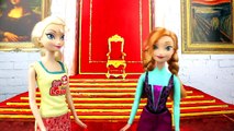 Frozen Elsa dates Thor, Hans wants to marry Elsa, with Anna and Belle dolls. Parody.