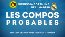 Les compos probables de Dortmund - Real Madrid