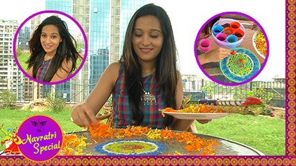 Preetika Rao aka Mohini Draws Colorful Rangoli | Navratri Special | Love Ka Hai Intezaar