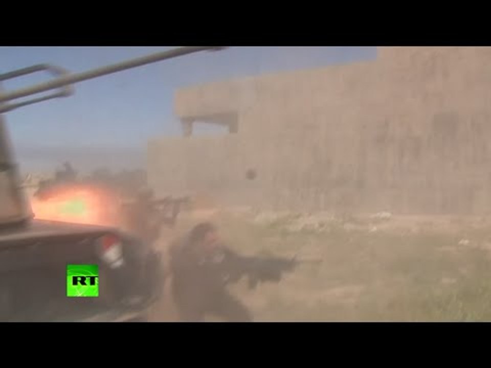 Iraqi forces enter ISIS-held Tikrit: Heavy gunfire, black smoke, helicopters hovering