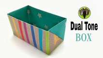 Dual Tone Box - DIY | Origami | Tutorial by Paper Folds