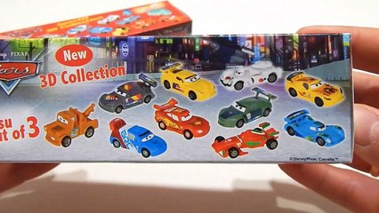 Два набора шоколадных яиц - Тачки, распаковка и обзор машинок для детей