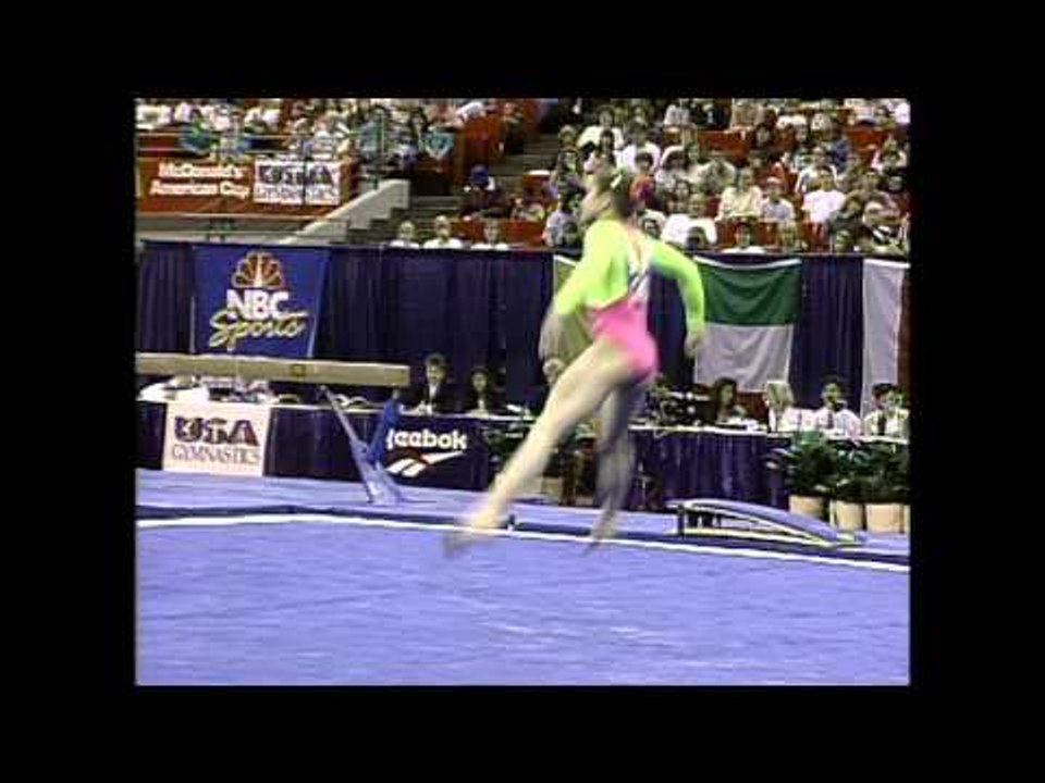 Lilia Podkopayeva - Floor Exercise - 1994 McDonald's American Cup