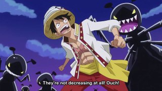 LUFFY AND  SANJI SEE EACH OTHER One Piece Episode 790