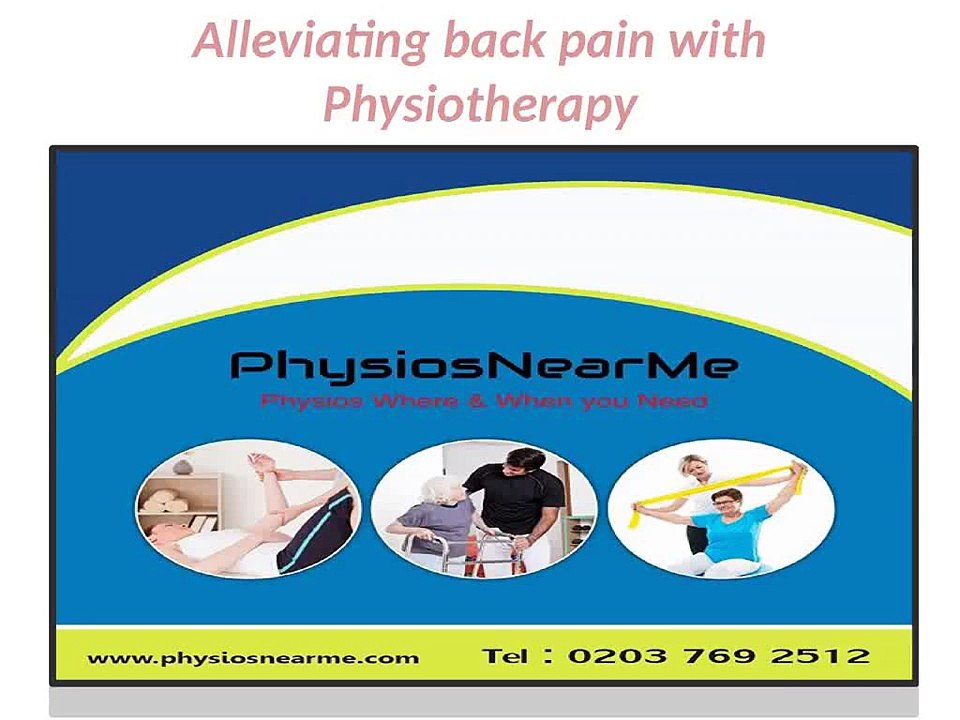 Alleviating back pain with Physiotherapy