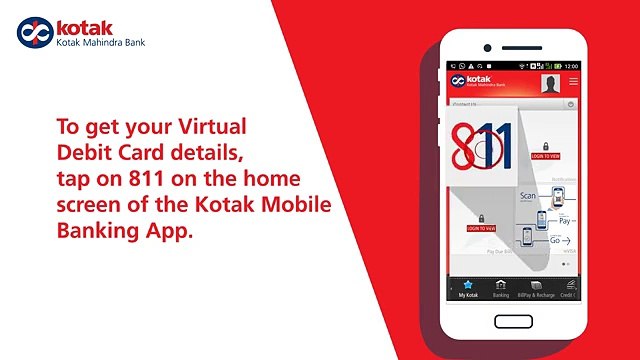 Your Virtual Debit Card and Zero Balance Saving Account in Your Phone - Kotak 811
