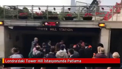 Londra'daki Tower Hill İstasyonunda Patlama