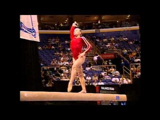 Dominique Moceanu - Balance Beam - 2000 US Championships - Day 1