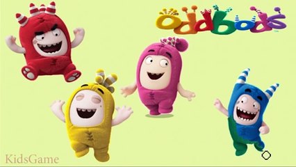 Oddbods Coloring Book Learn Colors Activity DIY Pogo, Zee, Bubbles, Slick.