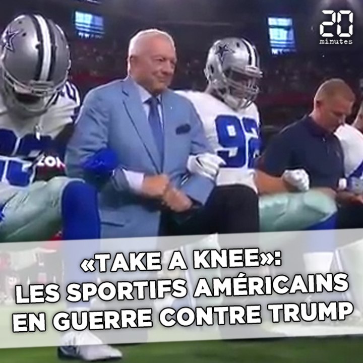 «Take a Knee»: Les sportifs américains en guerre contre Trump